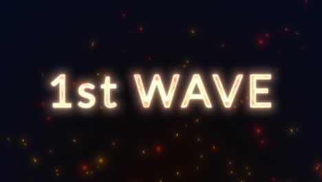 The-first-Wave-with-fire-Particles---smooth-modern-and-clean-Title-Text-Intro-Animation-on-black-background-with-fiery-yellow-orange-font