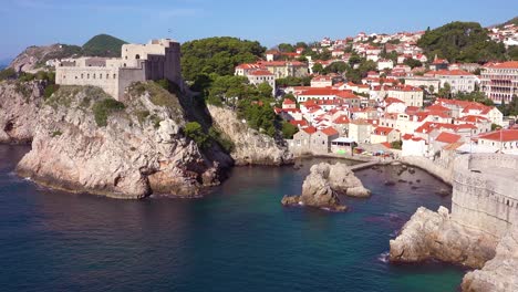 bella vista sulla baia della città vecchia di dubrovnik croazia 1