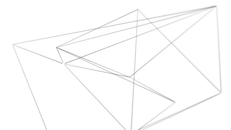 digital generated video of geometric line