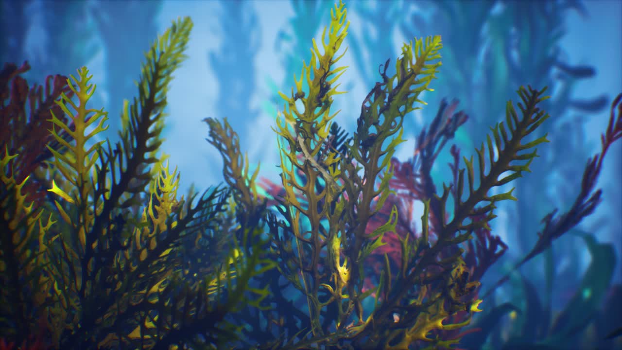 수중 열대 다채로운 부드럽고 단단한 산호 해양 풍경