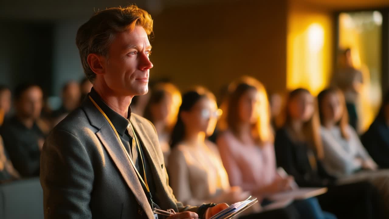 A conference presentation