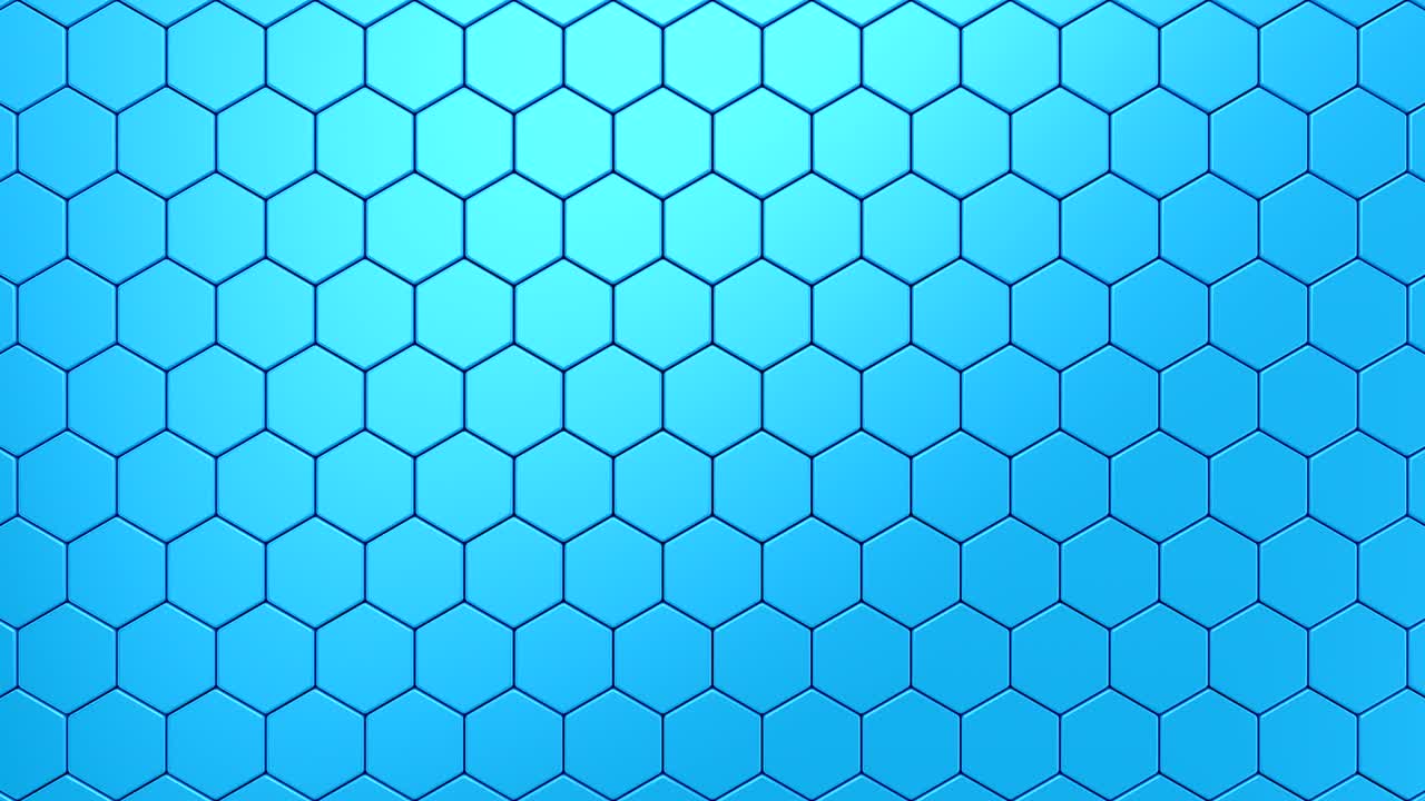 los hexágonos forman una onda