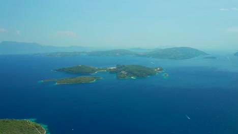 nydri skorpios aerial view drone meganisi lefkada