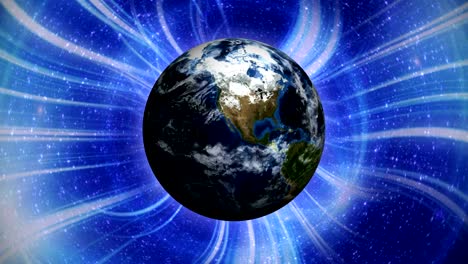 earth and universe concepts animation, rendering, background, loop