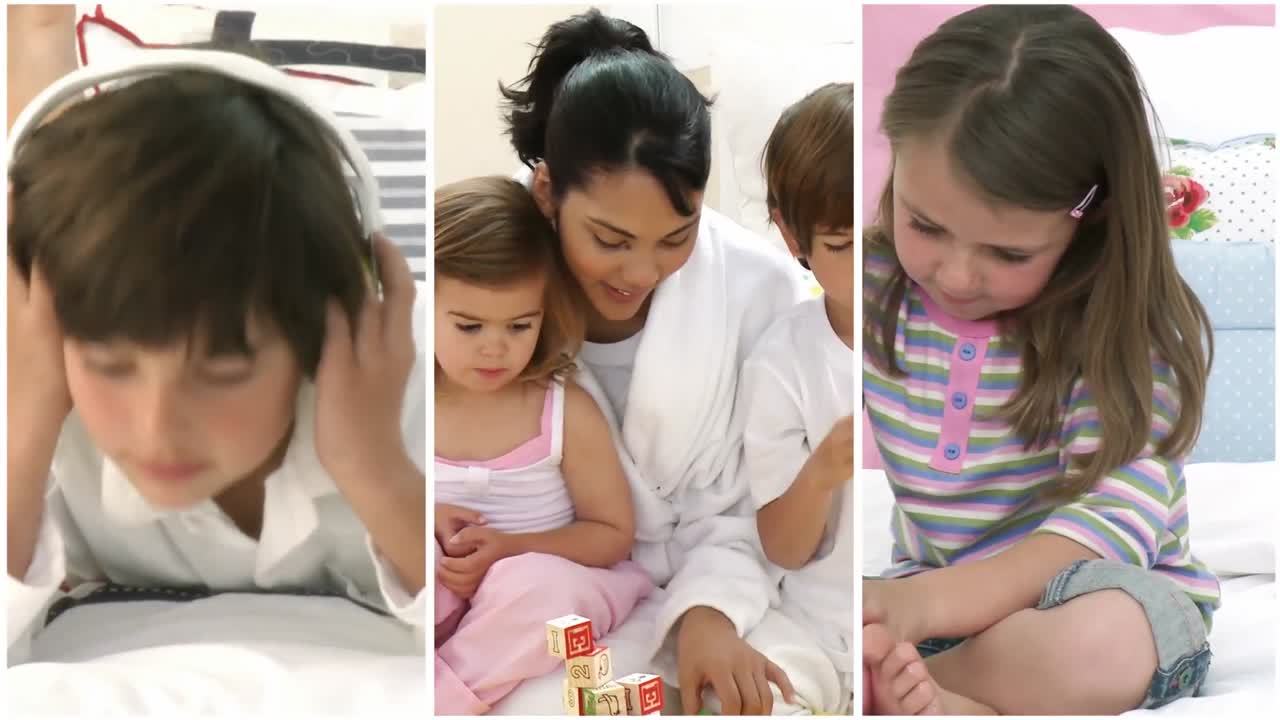 어머니 와 자녀 들