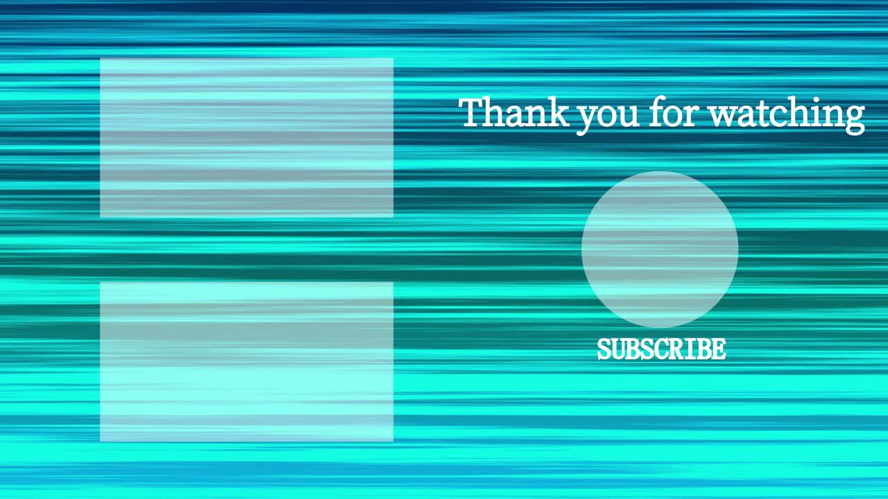 라인 그라데이션 엔드 카드 엔딩 스크린 모션 그래픽