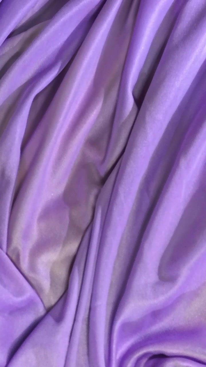 Lavender silk fabric folds