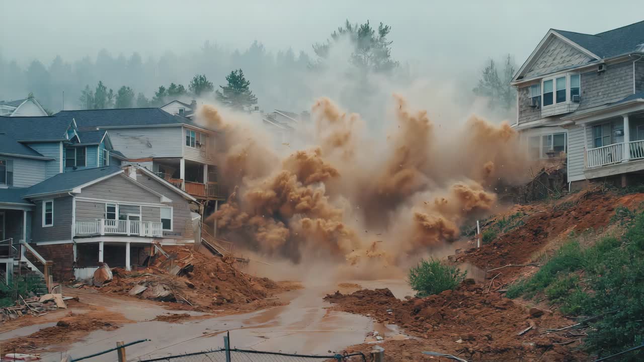 Flash Flood Devastates Residential Area
