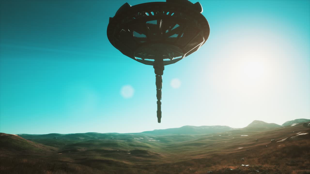 objeto volador no identificado en la tierra