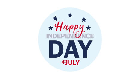 happy independence day usa lettering