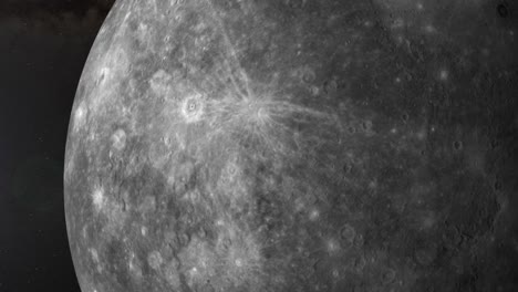 sequential frames showing mercury's rotation