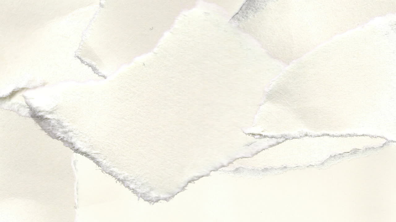 Torn White Paper Revealing Black Background Animation