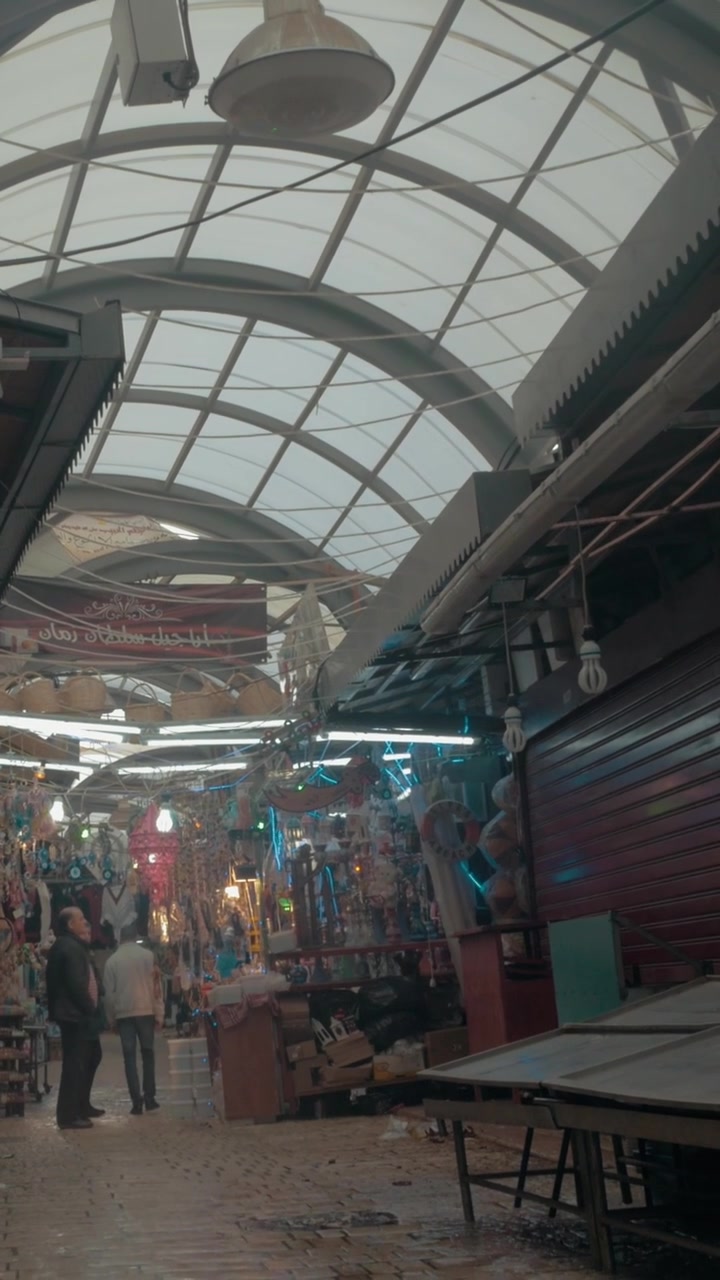 Mercato della città vecchia di Acri in Israele.