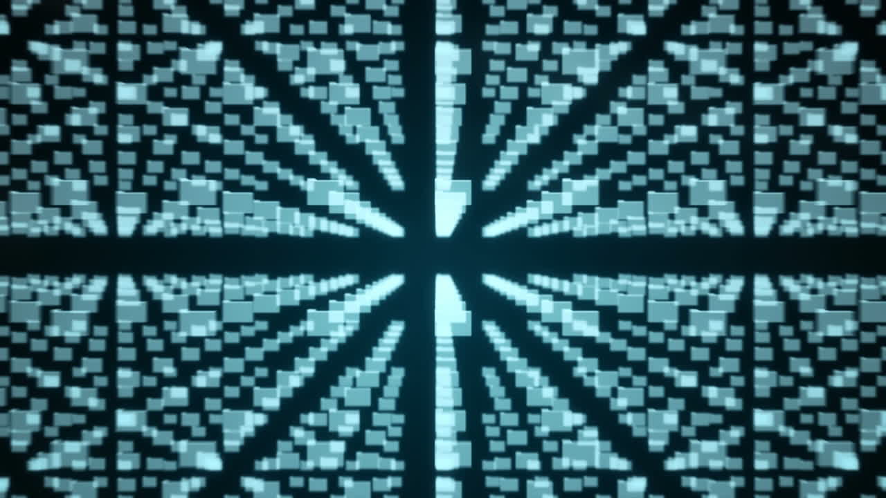 animación de los iconos de archivo y el candado sobre fondo negro