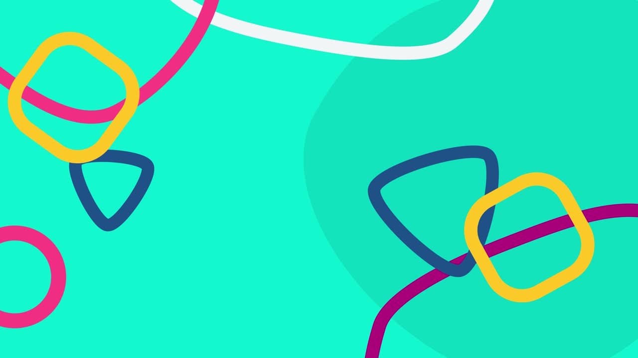 기하학적 애니메이션 컬러 라인 배경