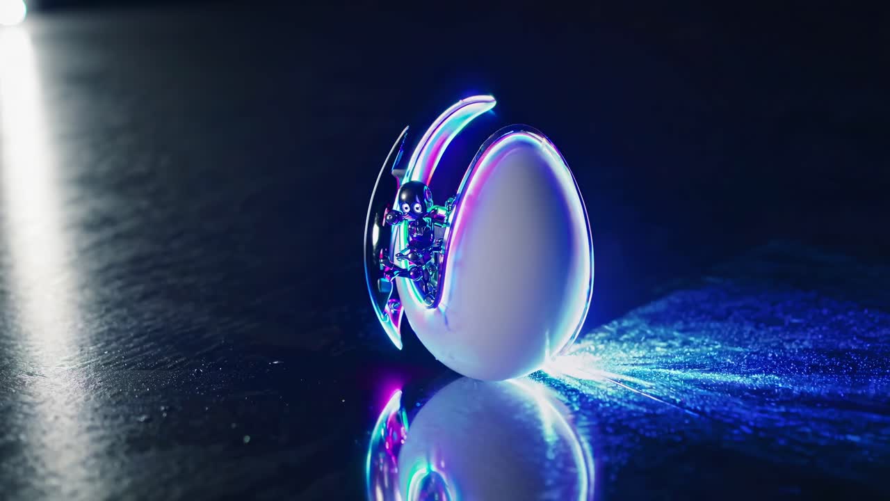 달 모양의 그에 있는 반이는 로