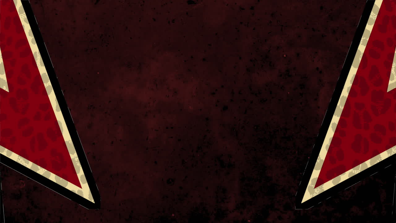 그런지 텍스처가 있는 빨간색 벼락