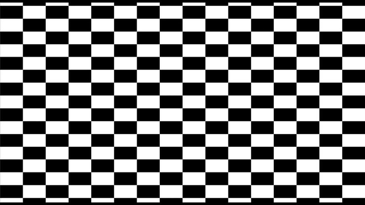 Black and white pattern checkers vertical. Future geometric patterns motion background