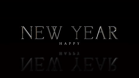 Elegance-style-Happy-New-Year-text-on-black-gradient