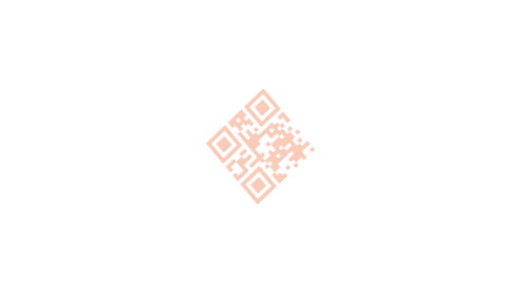 escáner de código qr contra un fondo blanco