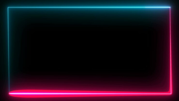 Banner futuristic interface dashboard digital ai series colorful neon glow loop background abstract motion screen animated box shapes lines design laser animation tv spectrum 4K