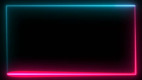 banner interfaz futurista tablero de instrumentos digital ai serie colorido neón brillo bucle de fondo abstracto pantalla de movimiento caja animada formas líneas diseño animación láser espectro de televisión 4k
