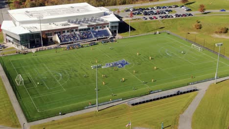 college soccer game in upstate new york