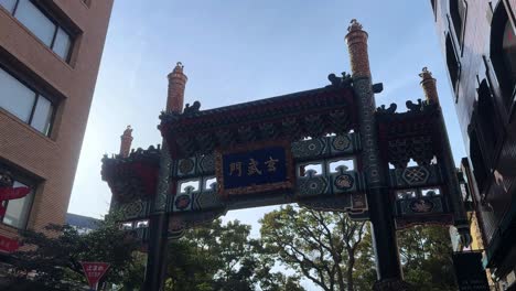 activities of peoples in the yokohama chinatown, kanagawa, japan