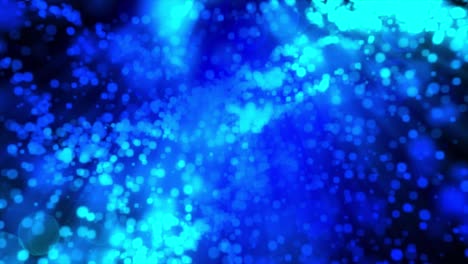 Bubbles underwater sparkling light sparks defocused abstract background 4K