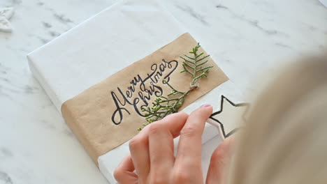 merry christmas with calligraphy