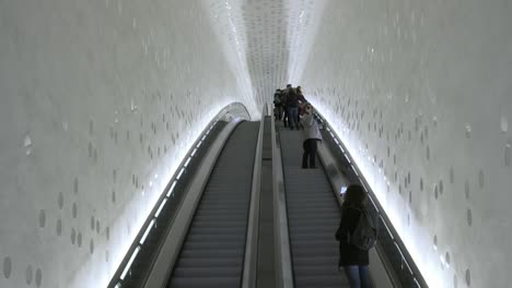 inside staircase at the elbphilharmonie concert hall