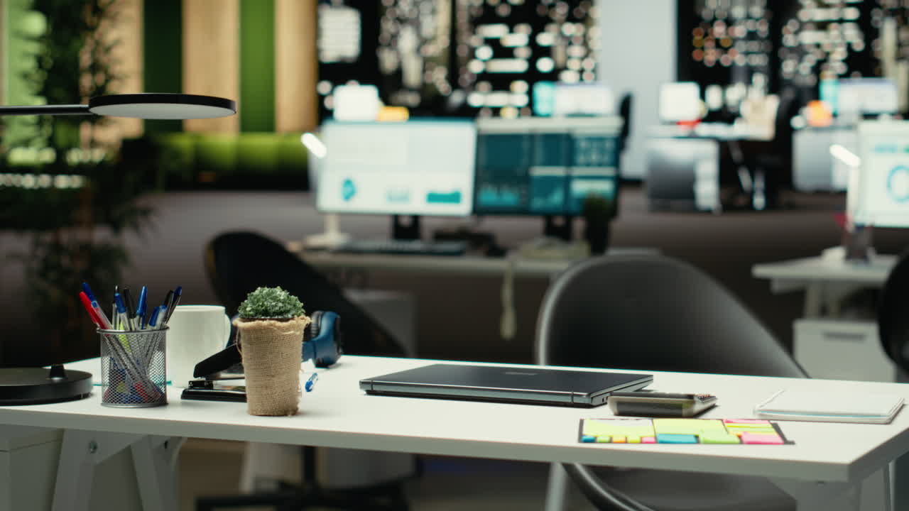 African american woman leaving the office after finishing work late at night