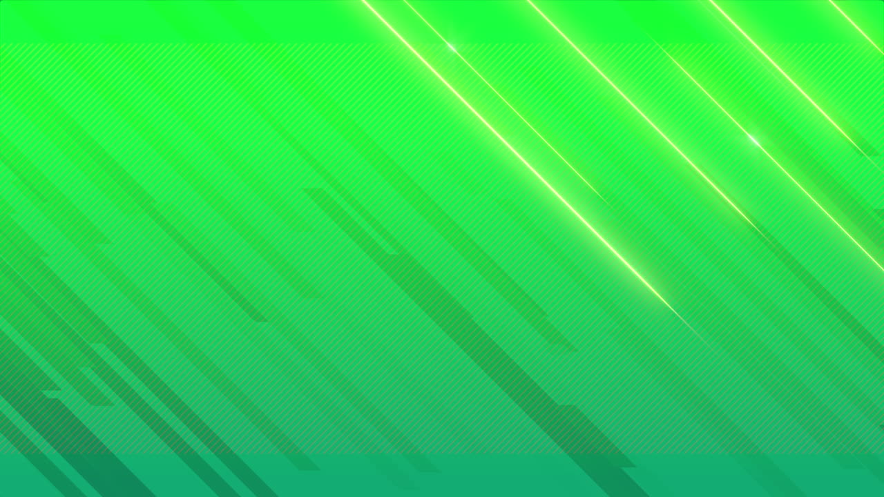 Movimiento abstracto de líneas geométricas verdes sobre fondo retro 1