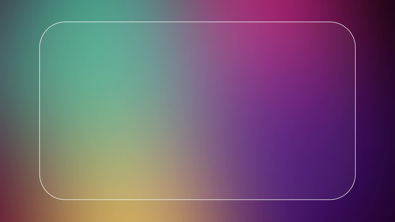 Abstract Gradient Background with Rounded Rectangle Frame