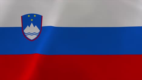 slovenia waving flag animation 4k moving wallpaper background