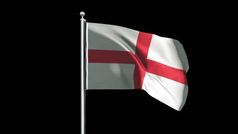 el fondo de animación de la bandera de inglaterra 4k