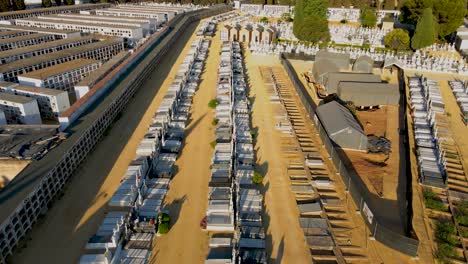 Flying-over-Seville's-Cemetery-of-San-Fernando