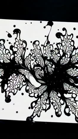 abstract ink blot art