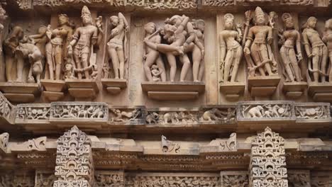 erotic sculptures of kandariya mahadev temple for sex education at khajuraho, madhya pradesh