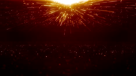 particles dust abstract light bokeh motion titles cinematic background loop