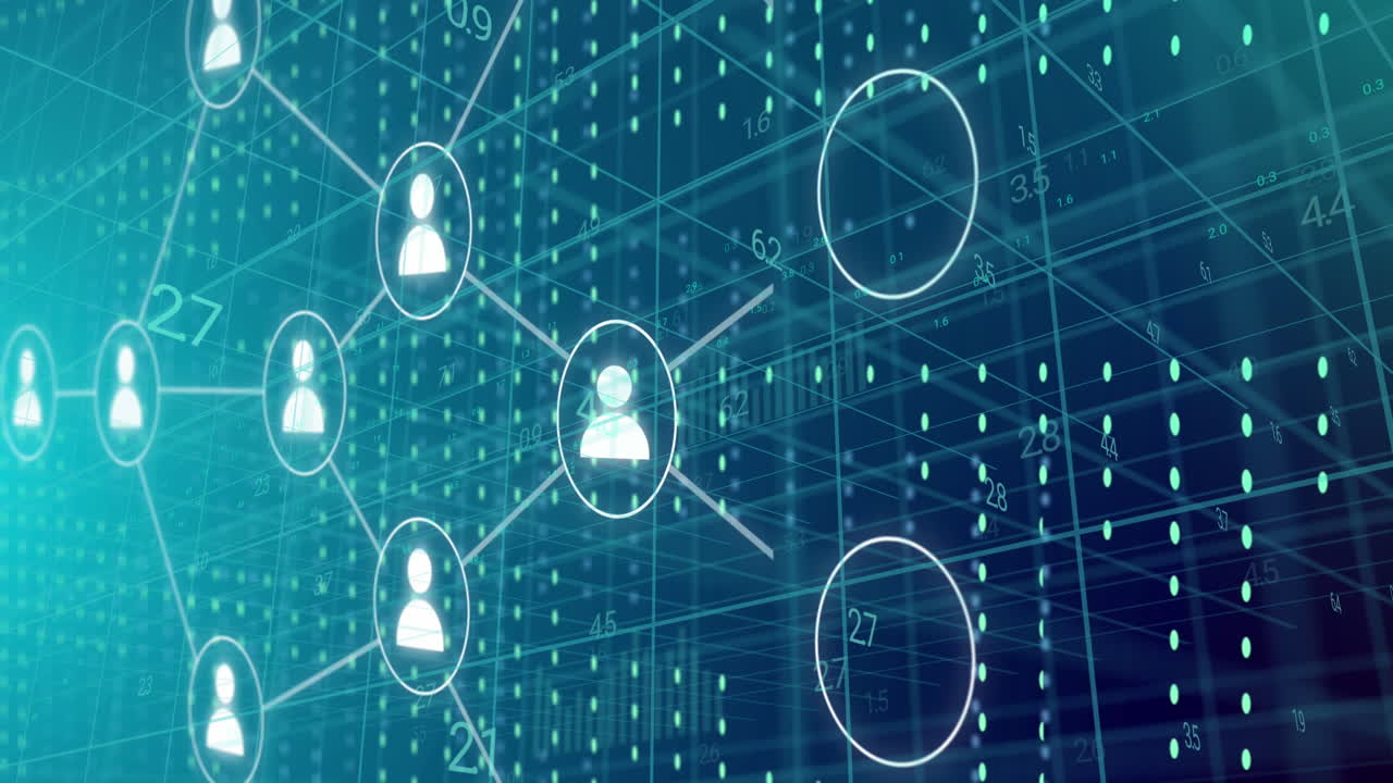 Animation of icons and data processing