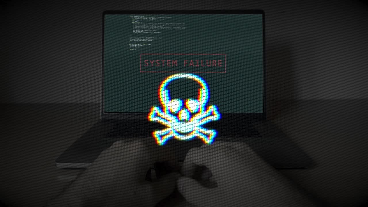 Hacker Attacking System - System Failure