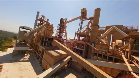 FPV-aerial-flying-through-an-abandoned-cement-mine