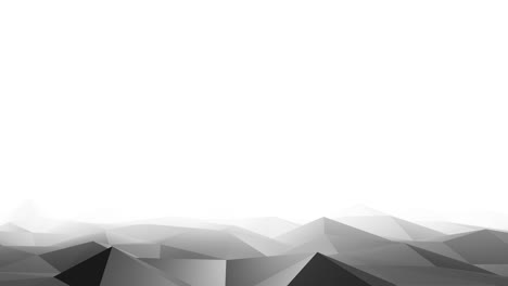 abstract background animation - bright polygon landscape