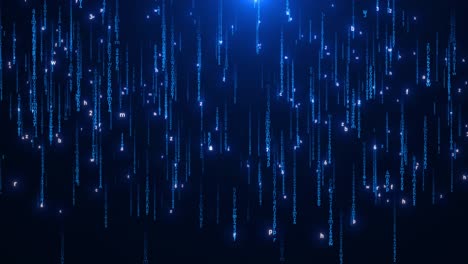 futuristic digital rain binary code matrix background data flow cyber computing technology virtual