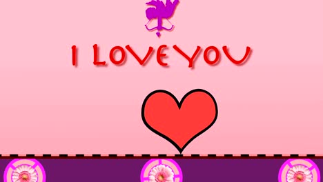 abstract christmas and red hearts shape flowing, valentine day love relationship holiday event festive