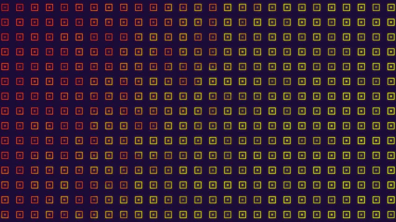 Animation of abstract pattern design in seamless against blue and purple background