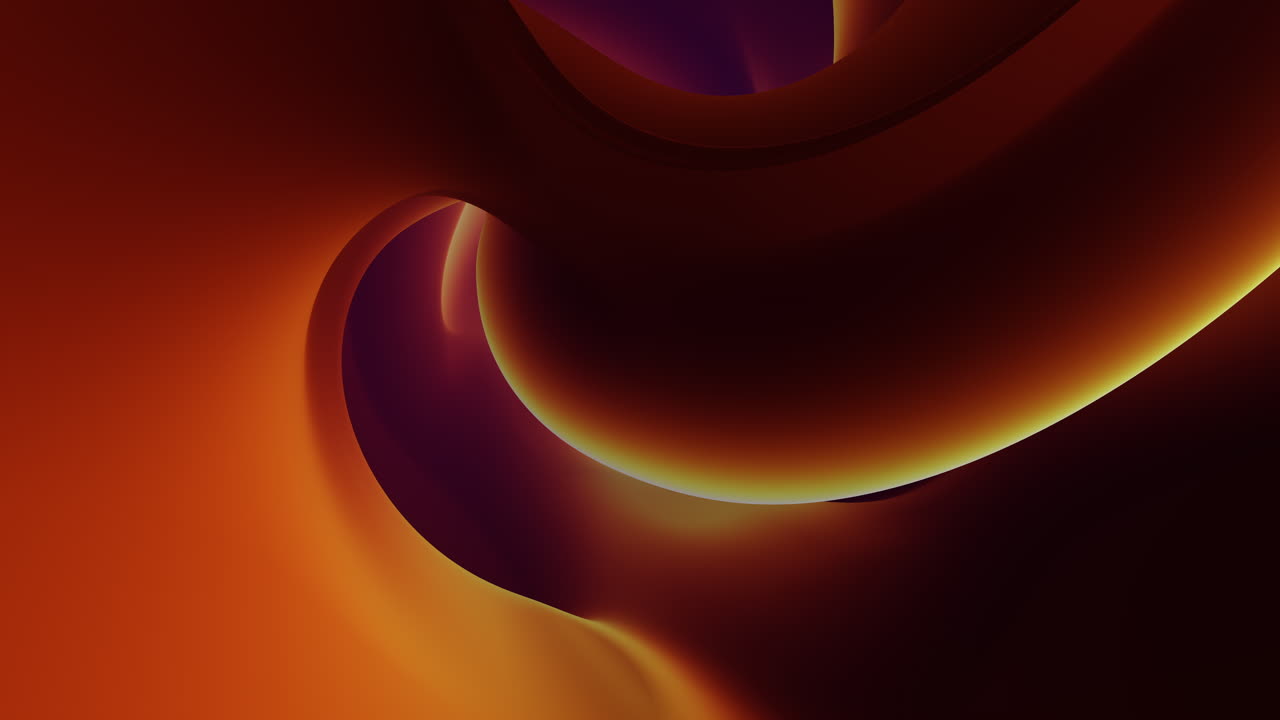 Fantasy illusion red waves in helix on dark gradient