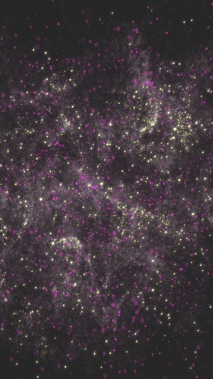 Abstract Cosmic Glitter Background