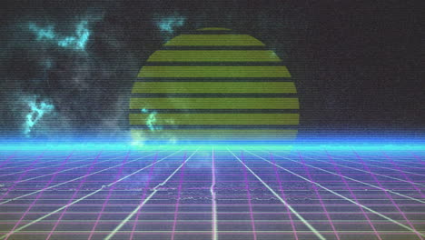 animación de texto de alta puntuación sobre formas